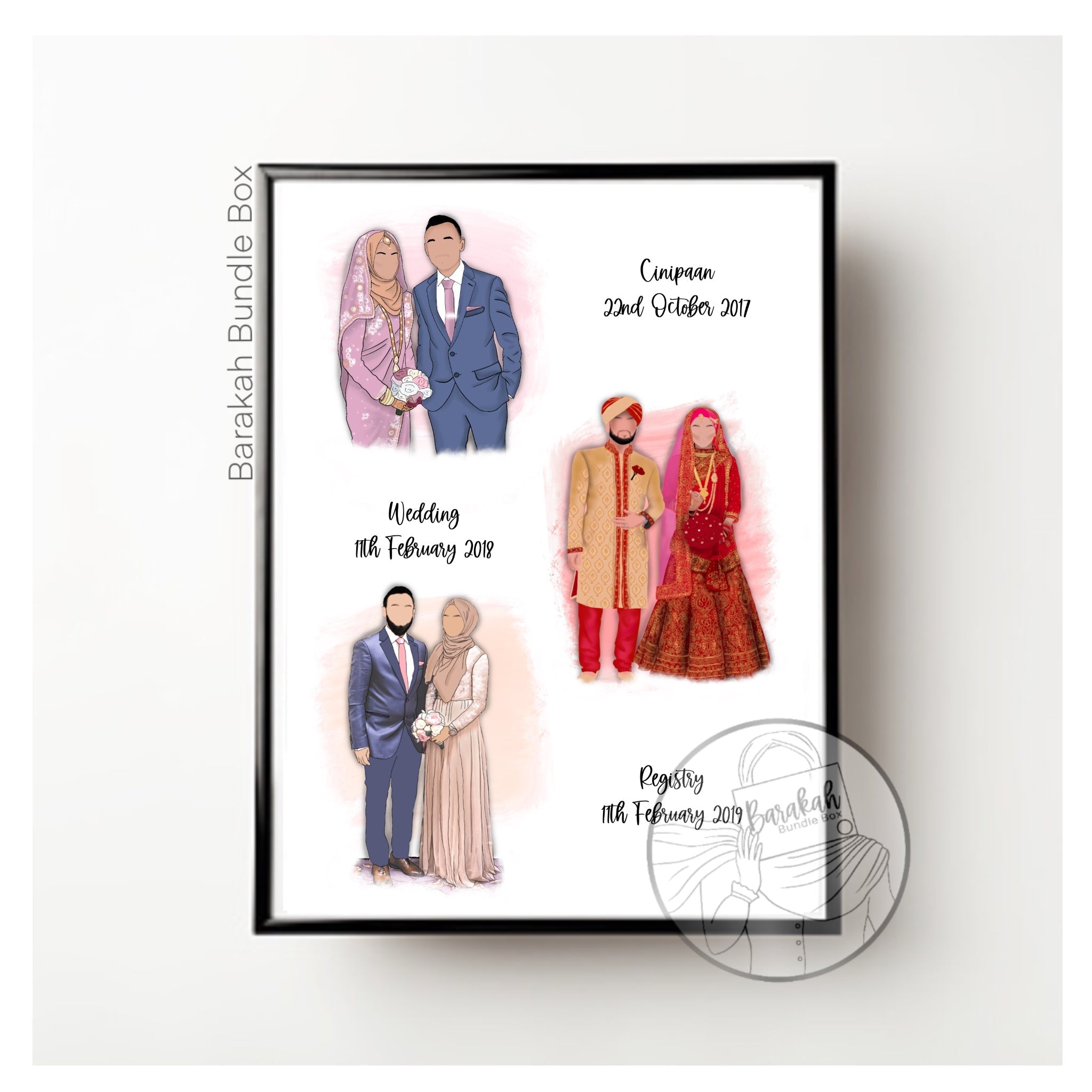 Custom faceless illustration, Personalised portrait gift, Faceless portrait mug