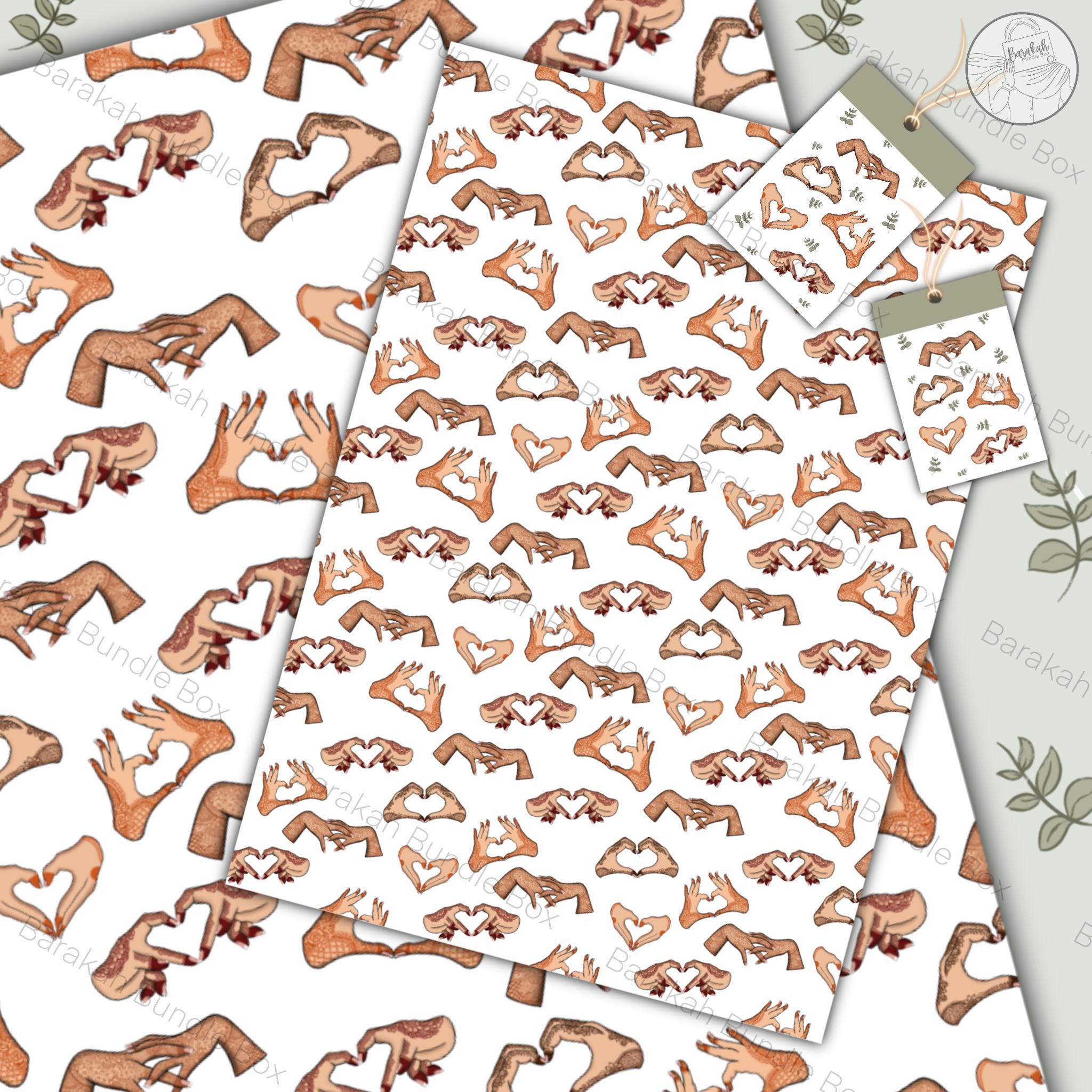 Henna Inspired Gift Wrapping Paper