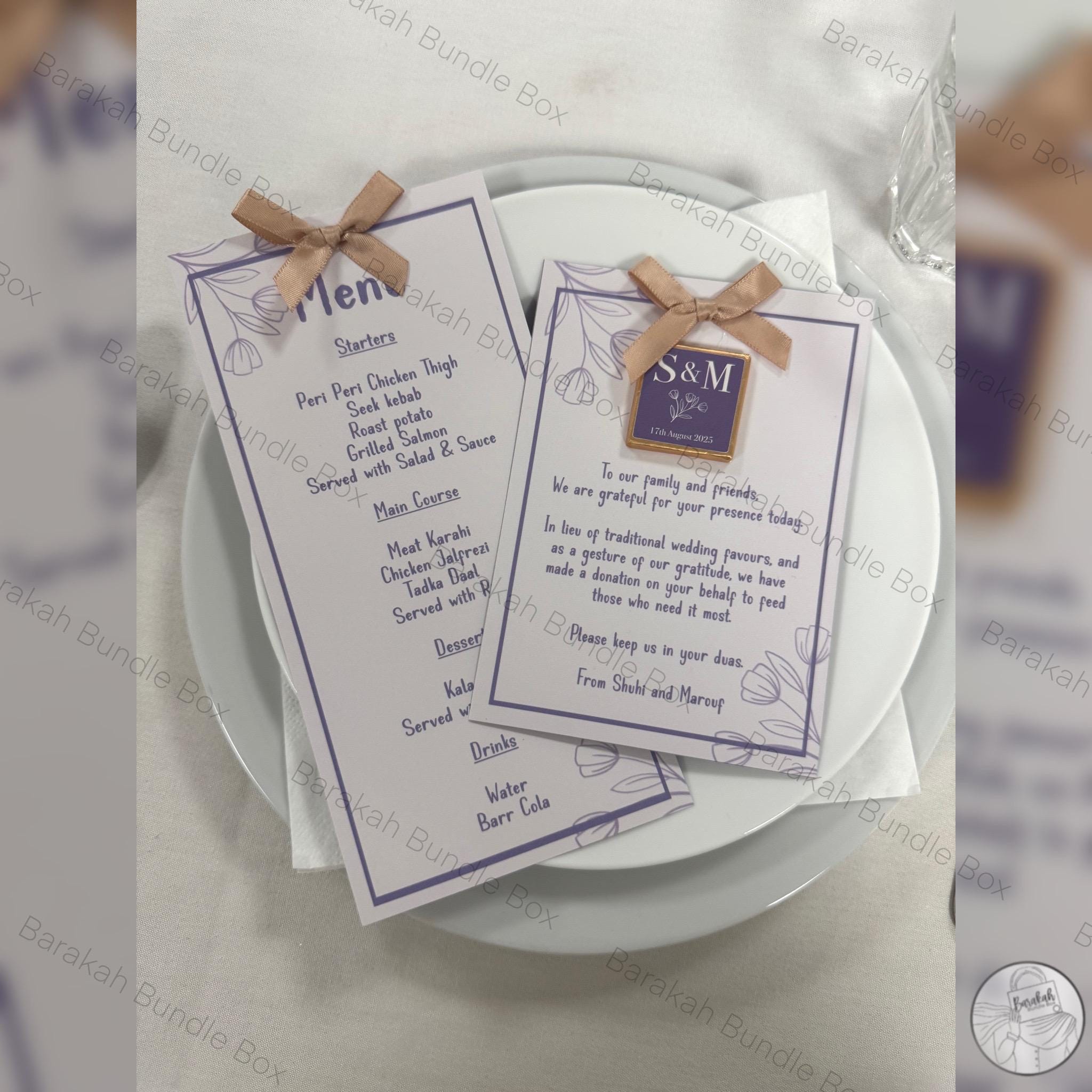 Personalised Wedding Initial Favours with Date – Custom Chocolate Wedding Favours – Silver / Gold Foil | Unique Wedding Guest Thank You Gift