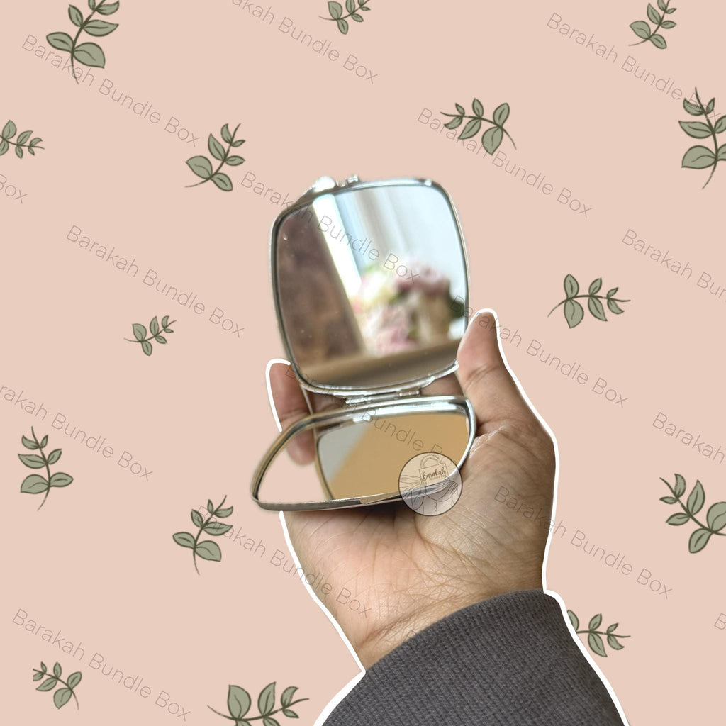 Henna Inspired Personalised Compact Mirror