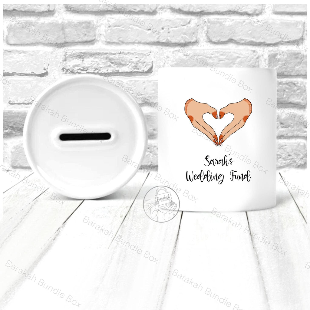 Custom Personalised Henna Inspired Money Bank