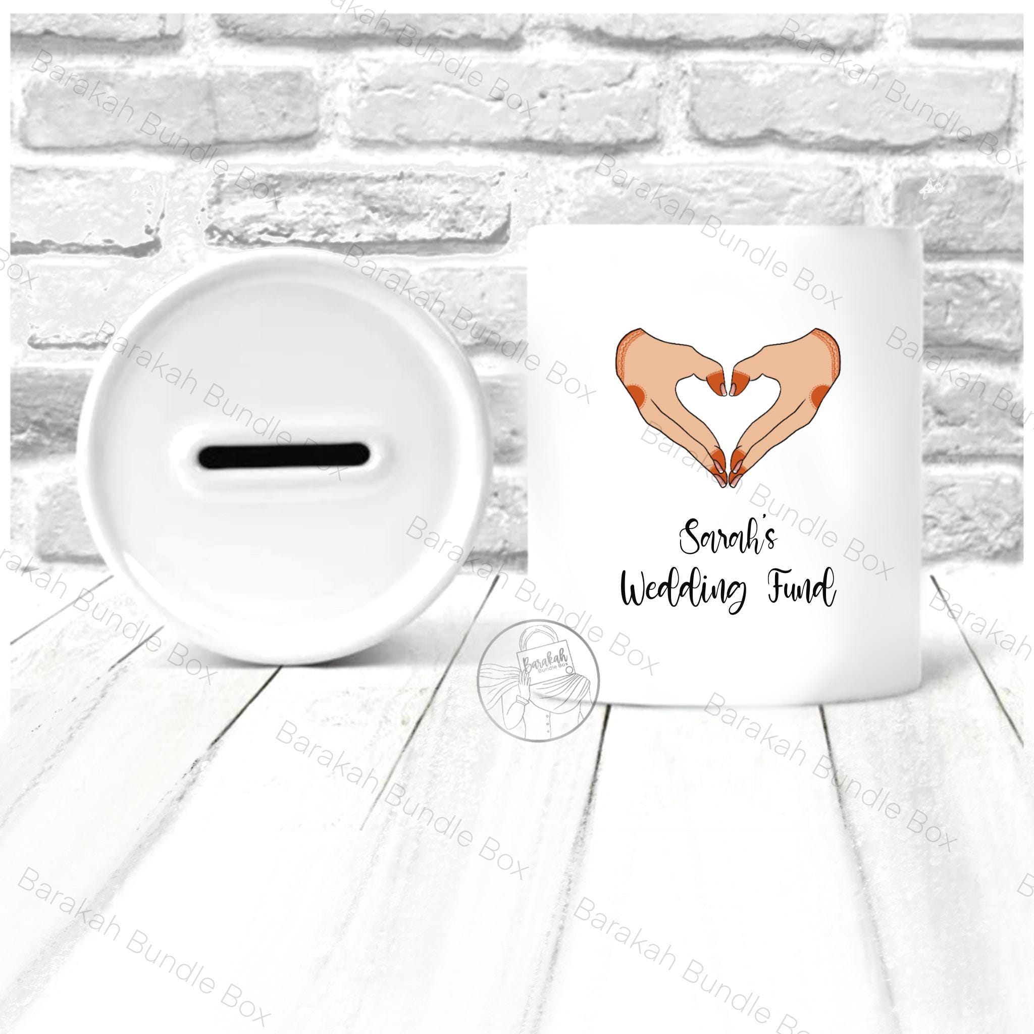 Custom Personalised Henna Inspired Money Bank