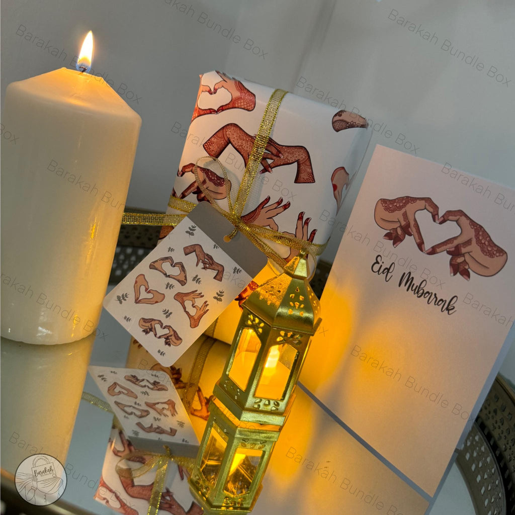 Henna Inspired Gift Wrapping Paper