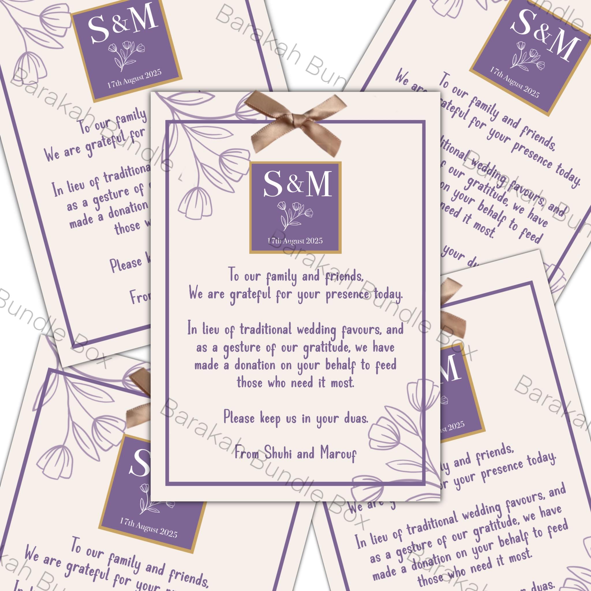Personalised Wedding Initial Favours with Date – Custom Chocolate Wedding Favours – Silver / Gold Foil | Unique Wedding Guest Thank You Gift