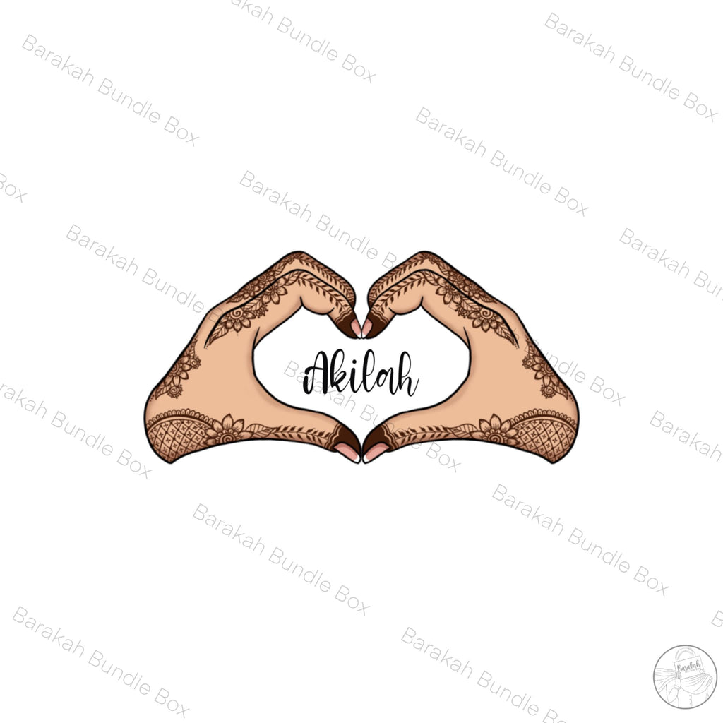 Custom Personalised Henna Inspired Money Bank