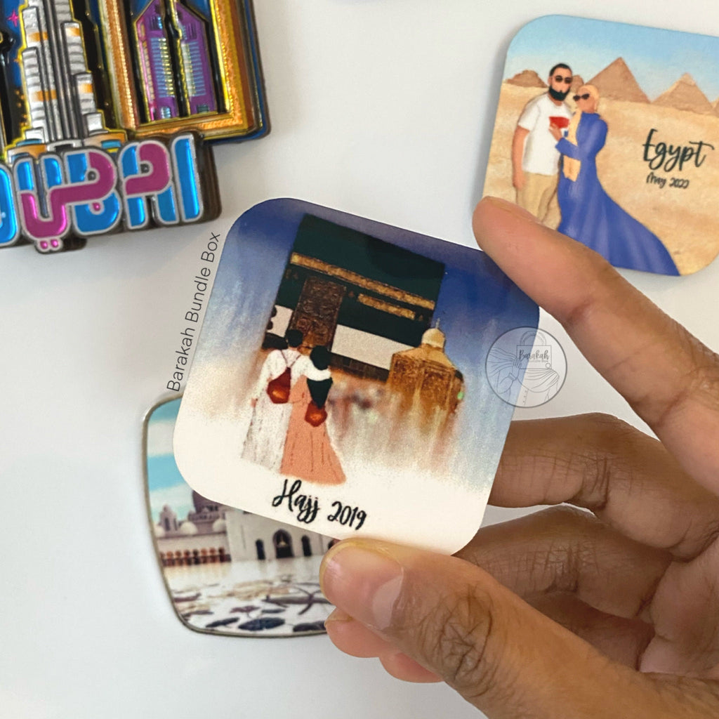 Custom Illustration Portrait Fridge Magnet