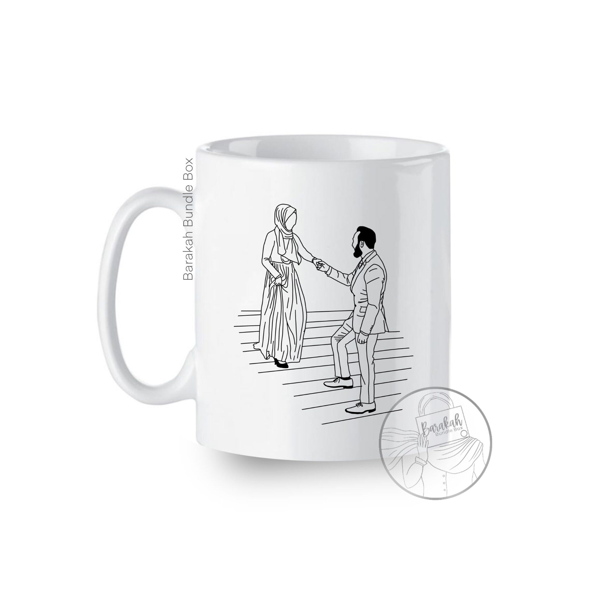 Minimal Custom Illustration Outline - 11oz Mug
