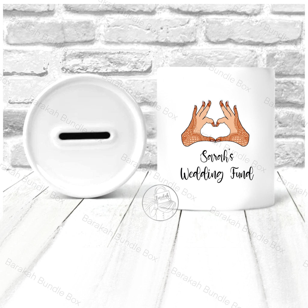 Custom Personalised Henna Inspired Money Bank