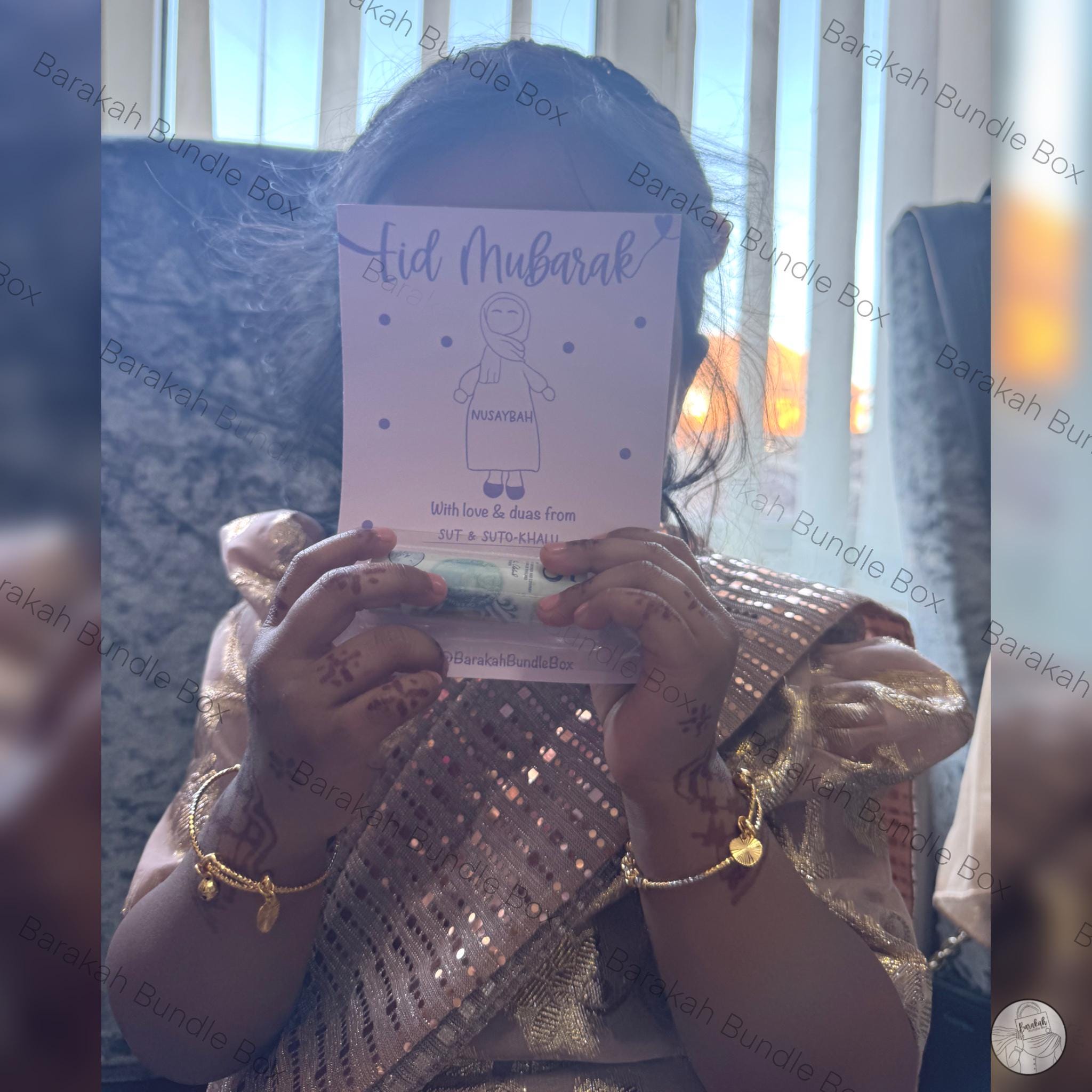 A6 size | Eid Money Wallet Holder | Personalised Options | Two Colours