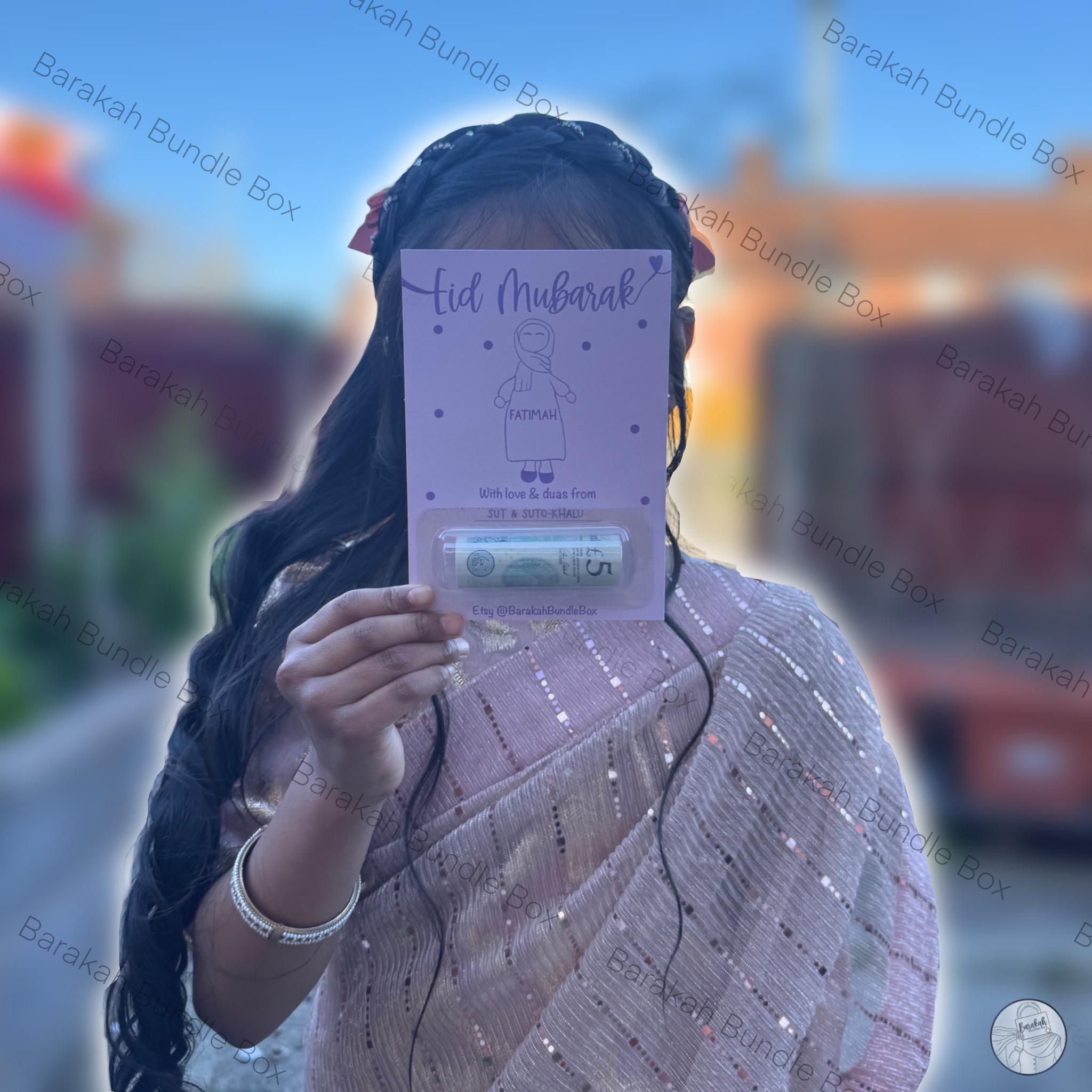 A6 size | Eid Money Wallet Holder | Personalised Options | Two Colours