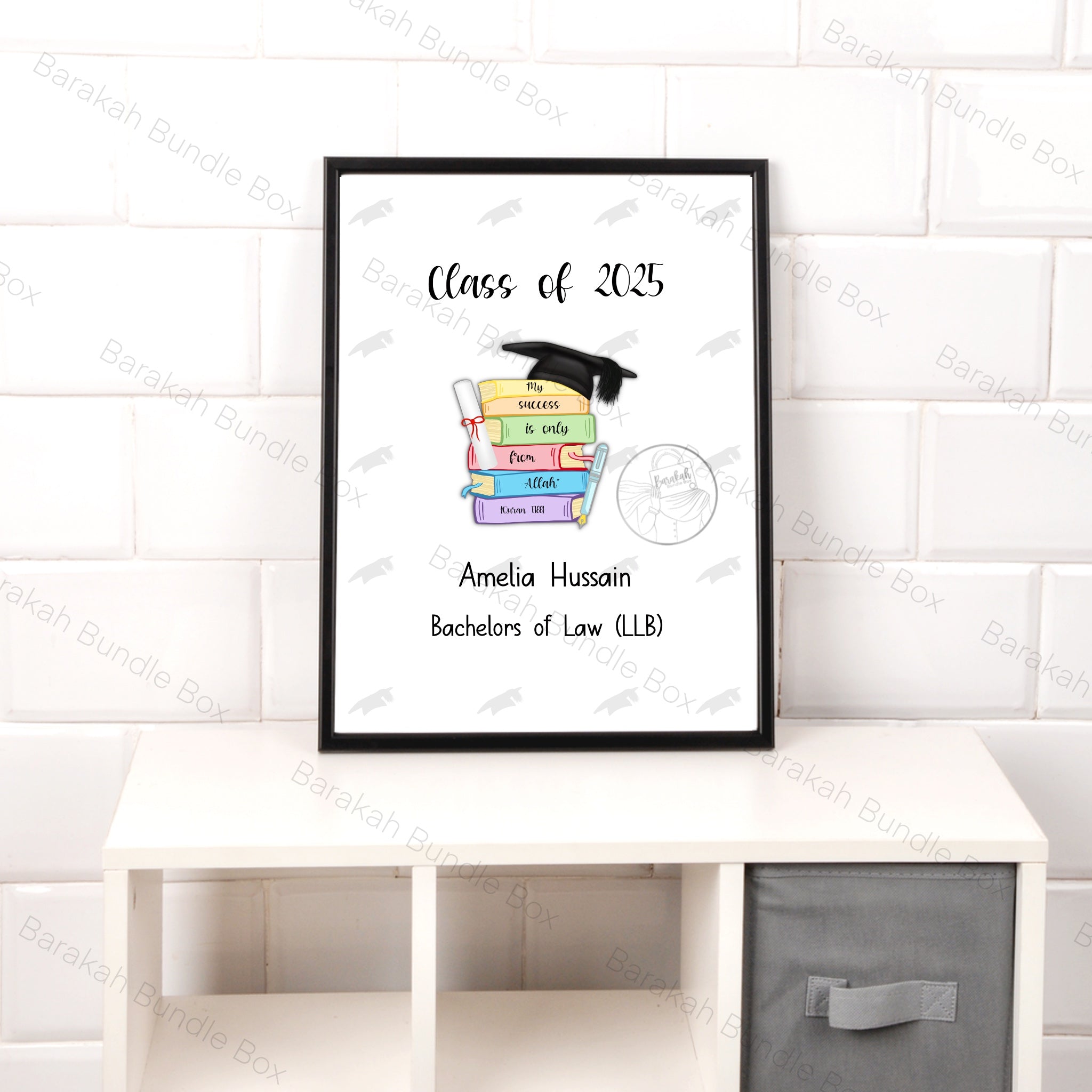 A4 Class of 2026 Custom Graduation Print
