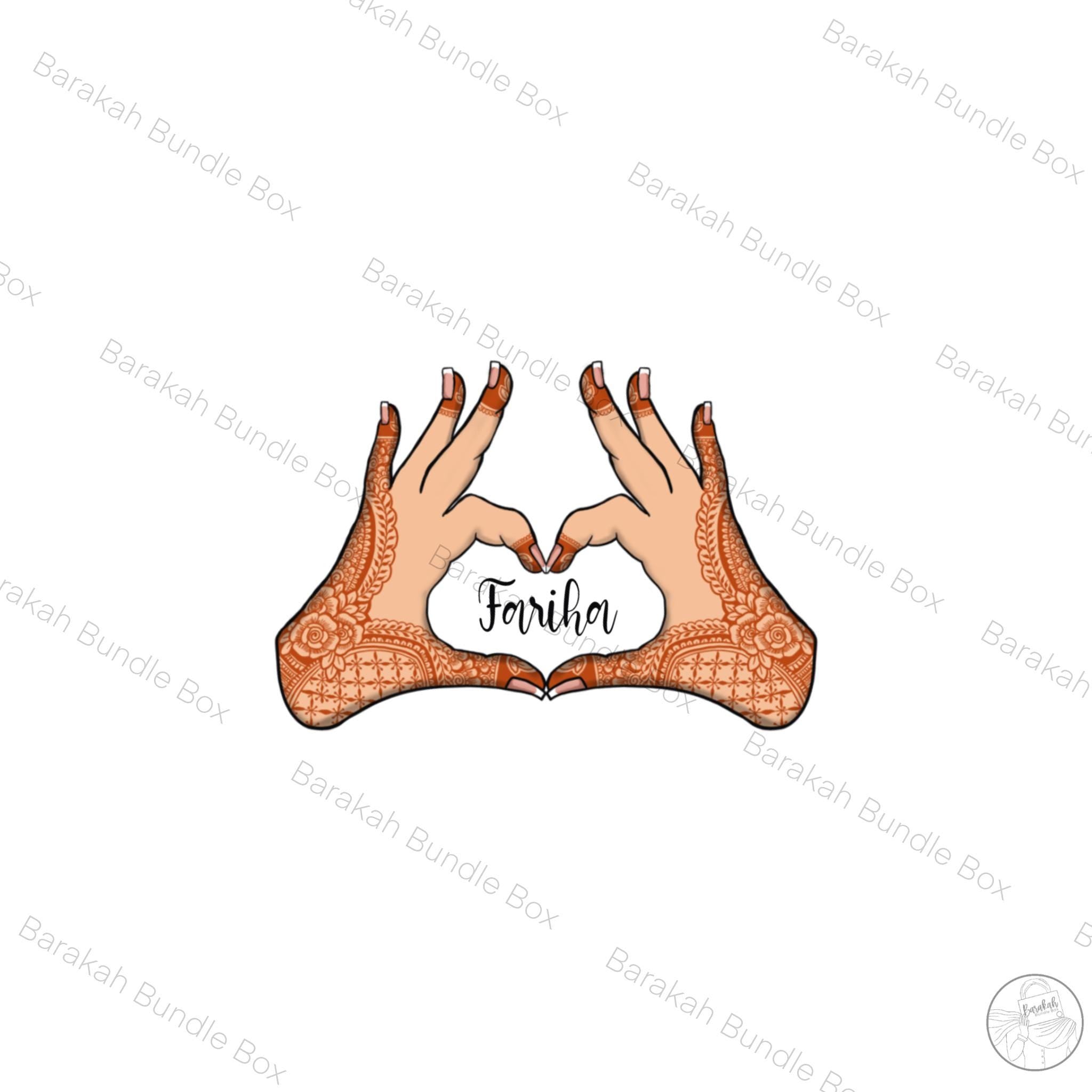 Custom Personalised Henna Inspired Money Bank